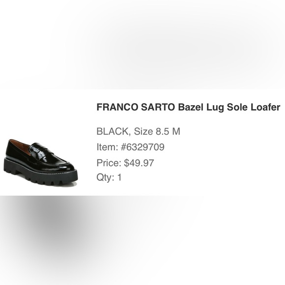 Franco Sarto patent loafers women’s size 8.5 - Picture 13 of 13